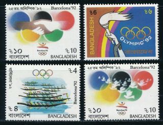 [sold] Bangladesh - Barcelona Olympic Games Mnh Sports Set (1992)