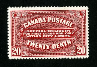 Canada Stamps E2 Vf Og Lh.  Scott Value $100.  00