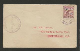 Papua Guinea 1931 Airmail To Zealand
