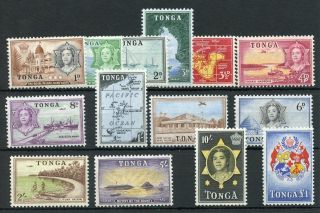 Tonga 1953 Set Sg101/14 Mnh - See Desc