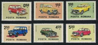 Romania Cars Romanian - Built Vehicles 6v Mnh Sg 4786 - 4791