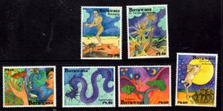 Botswana - 2012 Myths And Legends Set Of 6 Stamps Mnh (45ak)
