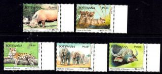 Botswana - 2018 The Big Five Set Of 5 Stamps Mnh (45ab)