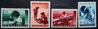 Yugoslavia - Kingdom Kids 1939 Mi: 375 - 378 Mlh