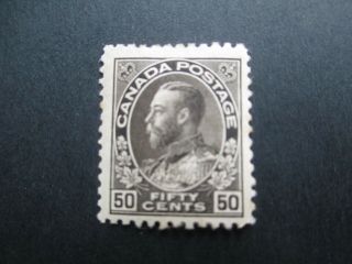 Canada - 1911 50c Grey Black Very Fine Looking Mm Stamp.  Sg 214