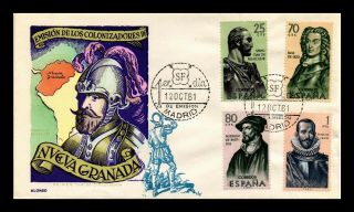 Dr Jim Stamps Famous Personalities Grenada Fdc Combo Spain Cover