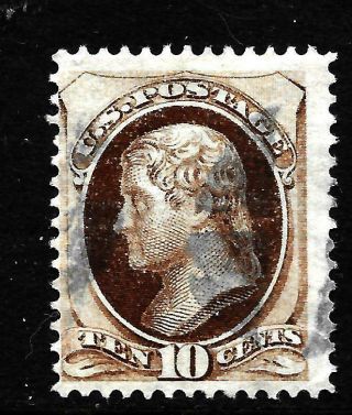 Hick Girl Stamp - Classic U.  S.  Sc 161 Issue 1873 With Secret Mark Y611