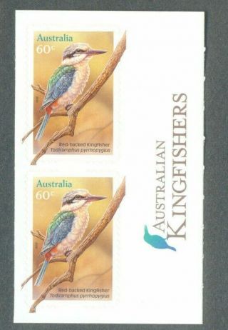 Australia - 60c Kingfisher - Self - Adhesive Pair - 3509 - 2010 - Mnh