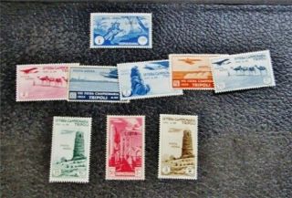 Nystamps Italy Libya Stamp C14 // C27 Og H $33