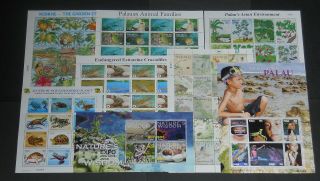 Pacific Trust Territories Nature Ecosystems 8 Diff S.  S.  /sheets Nh Face $32.  86