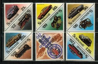 Surinam 831 - 842 Complete Set 1989 Mnh