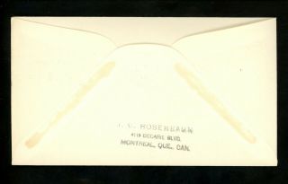 Postal History Canada FDC 349 - 350 JCR Prime Ministers 1954 Ottawa ON Set of 2 2