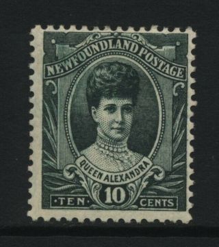Newfoundland 1911 Coronation 10c Green Queen Alexandra Stamp