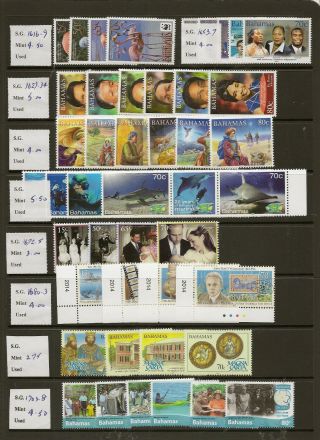 Bahamas 2012 - 18 Mnh Issues Price To Sell At £68