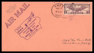 Mayfairstamps 1930 Us Aeronautics Conference American Legion Air Show Cover Wwb_