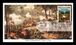 Us Cover Battle Of Chancellorsville Civil War All Over Mystic Fdc