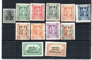 Ger4many,  Marienwerder Plebiscite 1920.  Selection Of 12 Different.