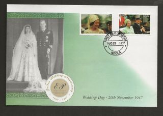 1997 Zambia Golden Wedding Anniversary Set Of 6 On 3 X Fdc 
