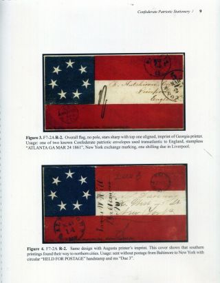 Confederate Patriotic Stationery By James W.  Milgram,  M.  D.