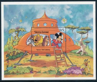 Disney Sierra - Mnh Souvenir Sheet Space 609 (1983)