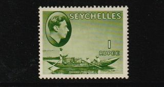 Geovi Seychelles 38 1r Yellow Green Fresh Lmm Cat £160
