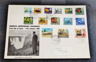 Nystamps British Southern Rhodesia Stamp Early Fdc Paid: $85