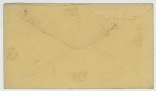 Mr Fancy Cancel CSA 6 PAIR COVER TIED CHARLESTON SC BUSINESS LETTER CONTENT 1862 3