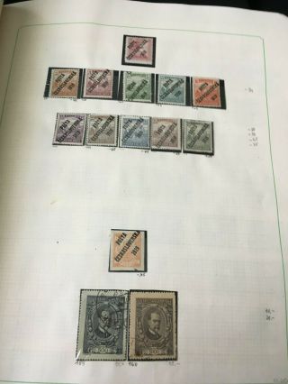 Czechoslovakia 1919,  Mh,  Hungary Stamps Overprint,  2 Tg Masaryk 500;1000
