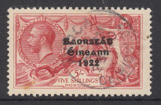 Ireland 1922 - 23 5/ - Seahorse Sg 65 Cv £160