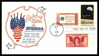 Mayfairstamps 1969 Us Fdc Texas In God Is Our Trust First Day Cover Wwb_35119