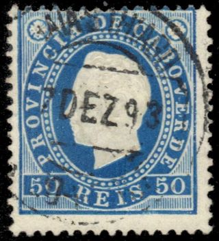 Cape Verde 20 (mi20) - King Luiz " 1886 Blue " (pa74977)
