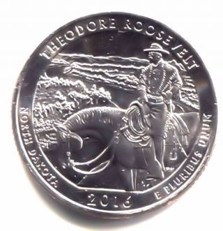 Bu 2016 D Roosevelt National Park North Dakota U.  S Quarter Coin - Denver
