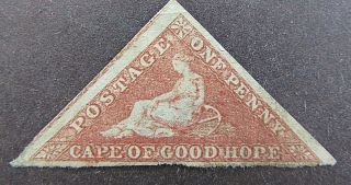 Cape Of Good Hope 1d Red Triangle - -