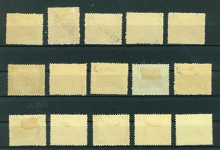 Germany 1922 Saargebiet Official overprinted full set of stamps Sg O98 - O101 2