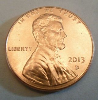 2013 D Lincoln Shield Cent / Penny