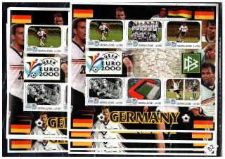 ,  10x Sierra Leone 2000 - Mnh - Soccer - Germany