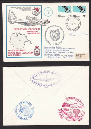 Ross Dependency 1975 Operation Ice Cube Flight 1 Antarctic Cover