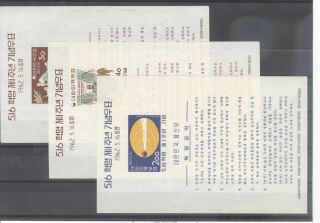 Korea 1962 Military Revolution Anniv Nh S/s " Korean " Text