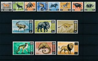D275939 Wild Animals Mnh Kenya Sc.  20 - 35 (without 28,  31)