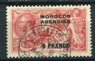 Morocco Agencies; Early Gv Seahorses Fine 5s.  Value Casablanca Postmark