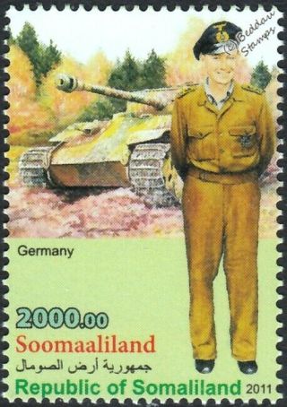 Wwii Kriegsmarine Chief Petty Officer Uniform Stamp / German Army Panzer Tank