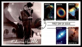 Mayfairstamps Us Fdc 2000 Nebula Combo Edwin Hubble First Day Cover Wwb_37033
