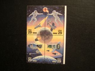 United States Scott 2631 - 2634,  The 29¢ Space Accomplishments Block