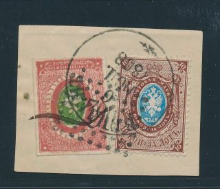 Local Post Wenden,  Mi.  4,  Piece Of Cover With Postmark And Handwritten