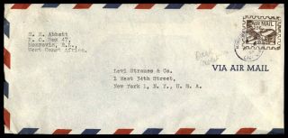 Mayfairstamps Liberia Monrovia To Us Postal Stationery Cover Wwb48301