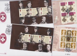 Gb Stamps First Day Cover 2006 Victoria Cross Prestige Book Panes Rare Stuart