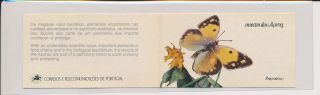 LK47110 Portugal Azores insects bugs flora butterflies fine booklet MNH 2