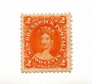 Canada Brunswick Sc 7 Cv$100 Queen Victoria Stamp Id 551