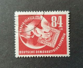 1950 Ddr Germany Deutschland Debria Leipzig 84pf Vf B228.  6 Start 0.  99$