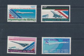 Lk57059 Mali Concorde Aviation Airplanes Fine Lot Mnh